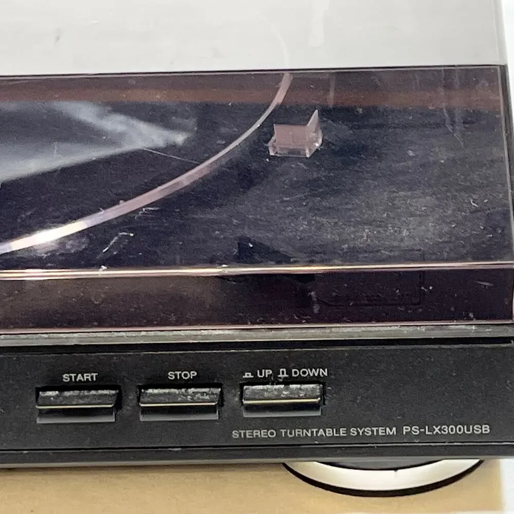 Sony Stereo Turntable System Record Player PS-LX300USB Tested Working